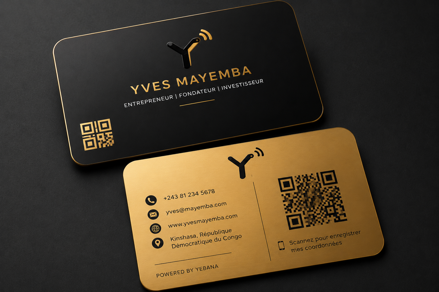 Une seule carte Yebana remplace les cartes papier